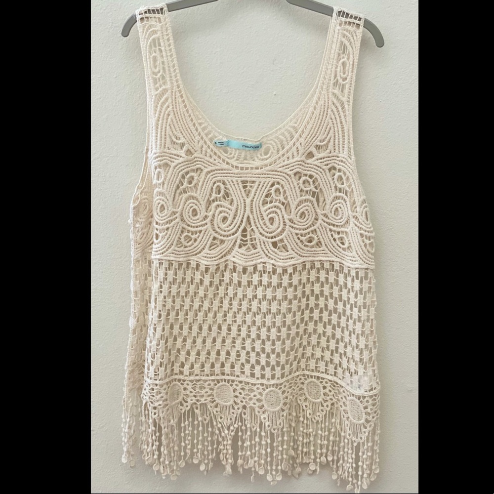 NWOT Maurices Crochet Tank Top
